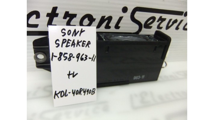 Sony 1-858-963-11 haut-parleur
